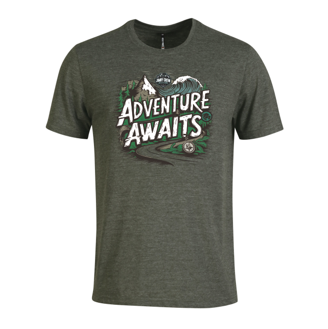 Heavyweight Lifestyle T-shirt - Adventure awaits
